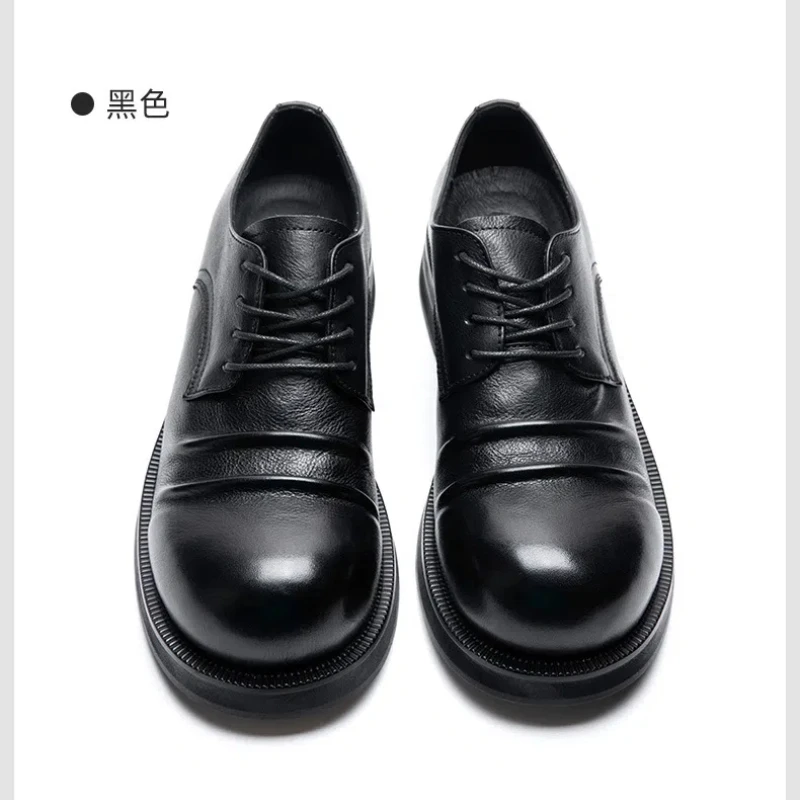 Британская деловая повседневная кожаная обувь мужская рабочая одежда туфли