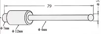 

Зонд,ER- 010560 ,ER- 010561 ,Taster Edge Finder, Датчик шарика диаметром 2/5 мм для искровой машины, Сенсорный штифт, Эластичная центральная планка, Замена
