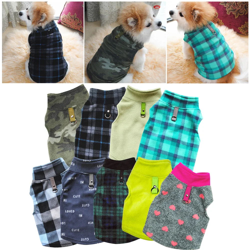 

Fashion Dog Clothes Soft Fleece Sweater Dog Clothes Warm Puppy Outfit Pet Jacket Coat Clothing For Small Dogs Chihuahua