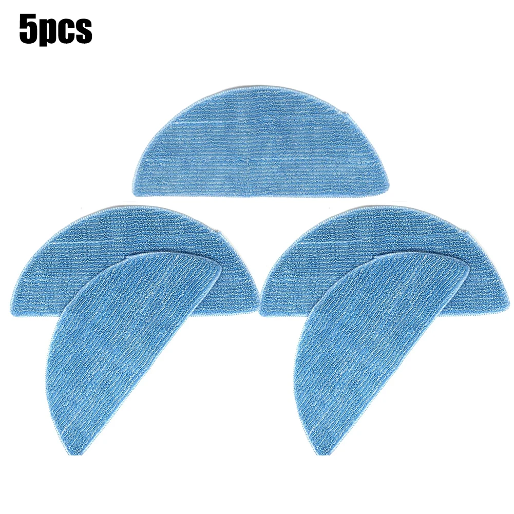 

5pcs Mop For Ilife V7 Robot Vacuum Cleaner Parts For Clean And Wipe Acuum Cleaner Washable Cleaning Mop Cloth Rag Replacement