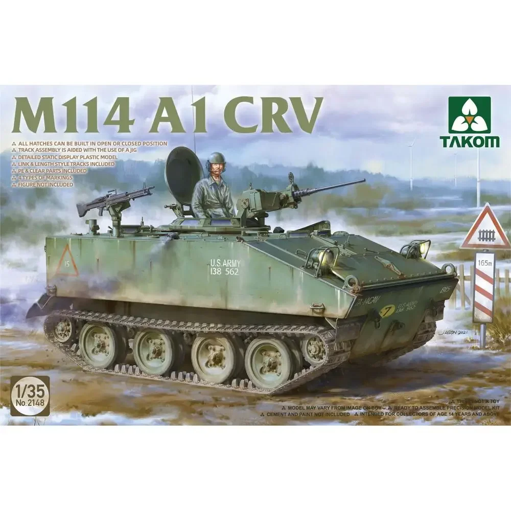 TAKOM 2148 1/35 U.S. M114A1 CRV — набор масштабной модели