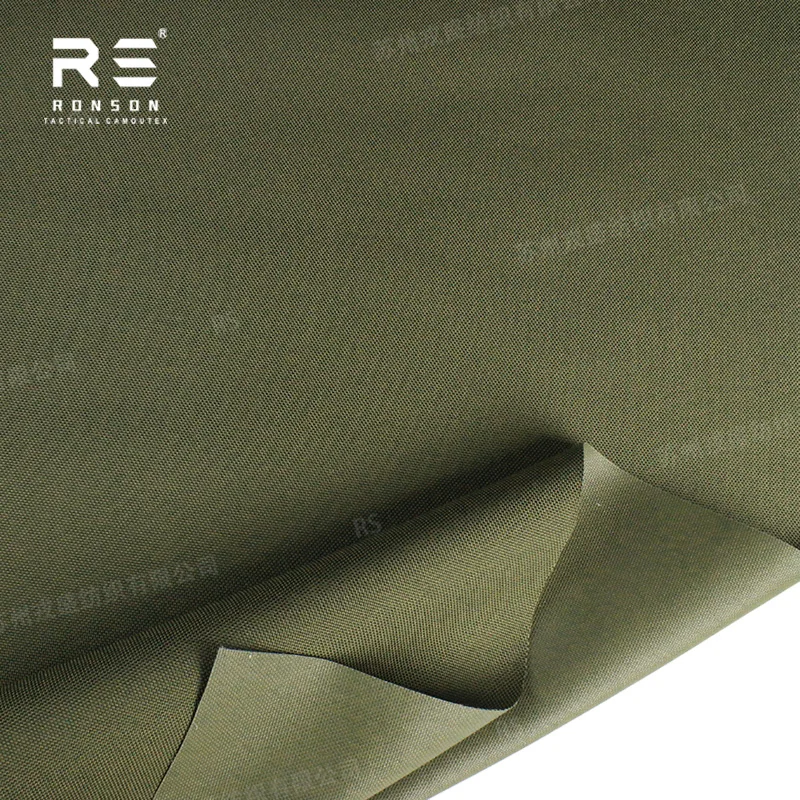 Ткань Ronson Olive Drab 1000D N6.6 из нейлона Cordura Mil-spec с ПУ-покрытием Near-Infrared NIR WR для тактического снаряжения и спортивной одежды для активного отдыха (art.: 3920db03ed97d) - 3920db03ed97d