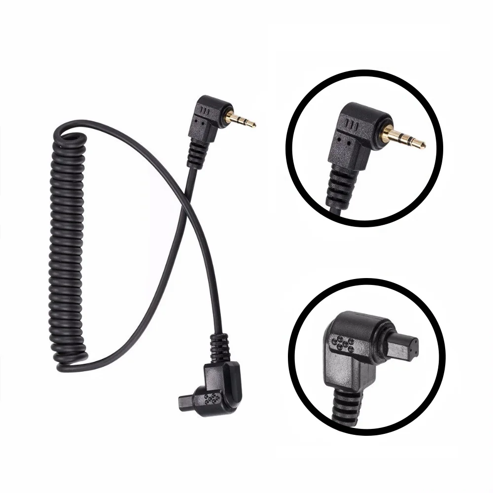 Кабель для спуска затвора Yongnuo LS-2.5 RF-603 RW-221 Canon 50D 40D 30D 20D 10D 7D 6D 5Ds R 5D