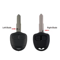 car remote key shell case for mitsubishi lancer ex evolution grandis outlander mit11mit8 blade optional 2 buttons no chip