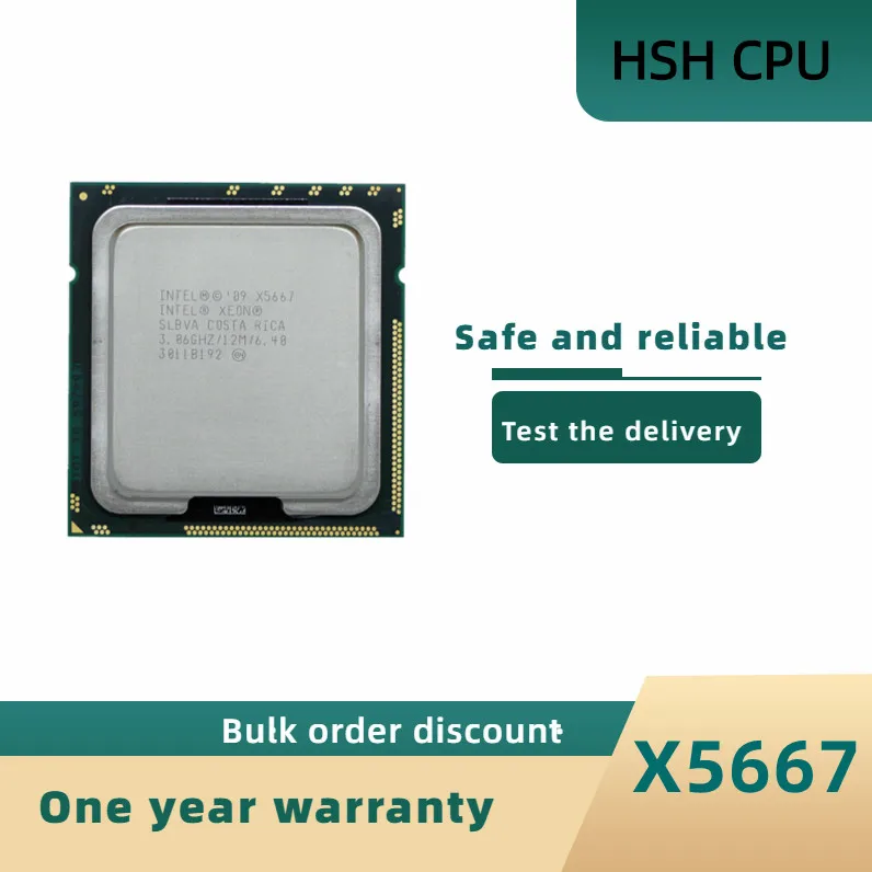 

Бывший в употреблении процессор Intel Xeon X5675 3,06 ГГц 12 Мб кэш-памяти шестиядерный процессор LGA 1366 SLBYL