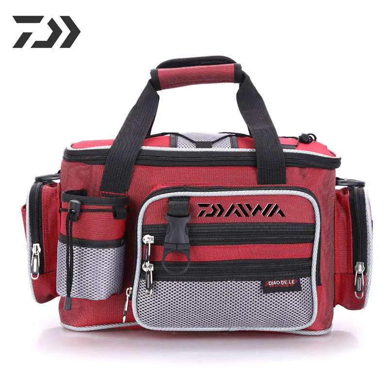 

2022 Daiwa Multifunction Fishing Bag High Capacity Fishing Lure Bag Tackle Pack Outdoor Sports Shoulder Bags Canvas Waist Bag