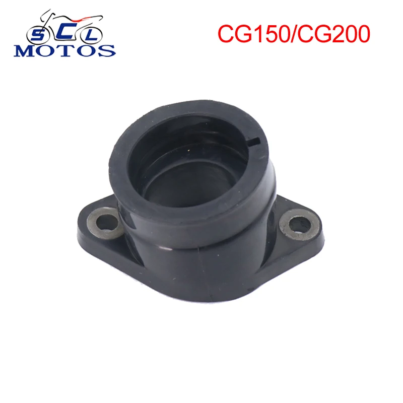 

Sclmotos- Motorcycle Carburetor Carburedor Interface Adapter Intake Manifold Boot Joint For Honda CG150 CG150B CG200 CG200B