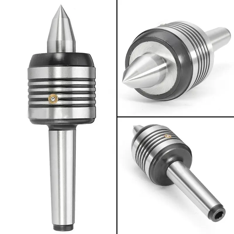 1 шт. Длинный носик MT2 Живой центр точности 55-60HRC/45-50HRC с точностью 0,0002". Подшипник с конусом Морзе для токарного инструмента.