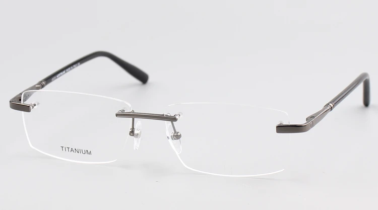 Оправа для очков без оправы из титана мужчин и женщин