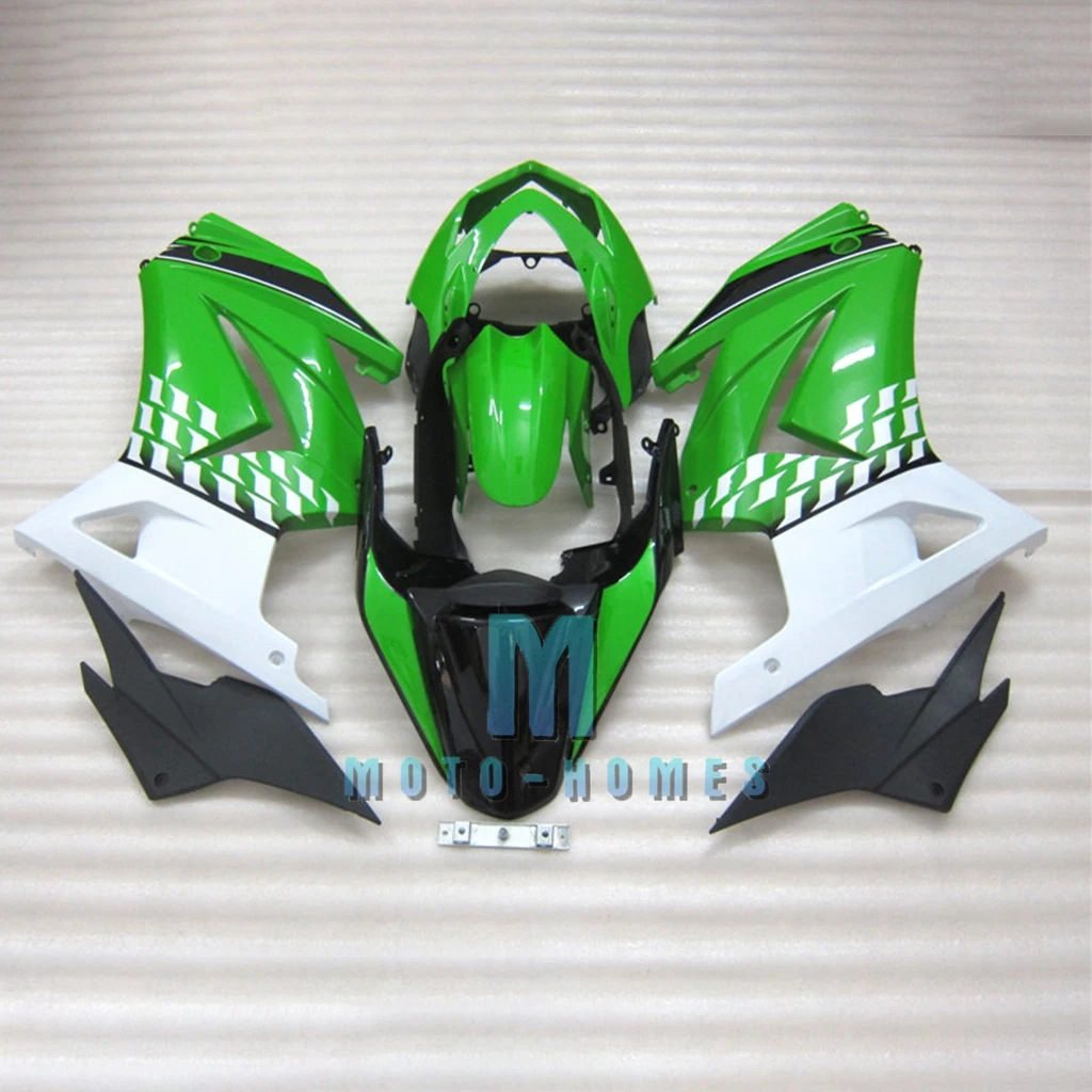 

Комплект обтекателей из АБС-пластика для Ninja 250R 08-19, Кузов для KAWASAKI ZX250R 2008 2009 2010 2011 2012 2019, инъекция 100%, подходит для зеленого цвета