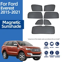 for ford everest ua 2015 2022 front windshield car sunshade shield rear baby side window sun shade visor magnetic blind curtain