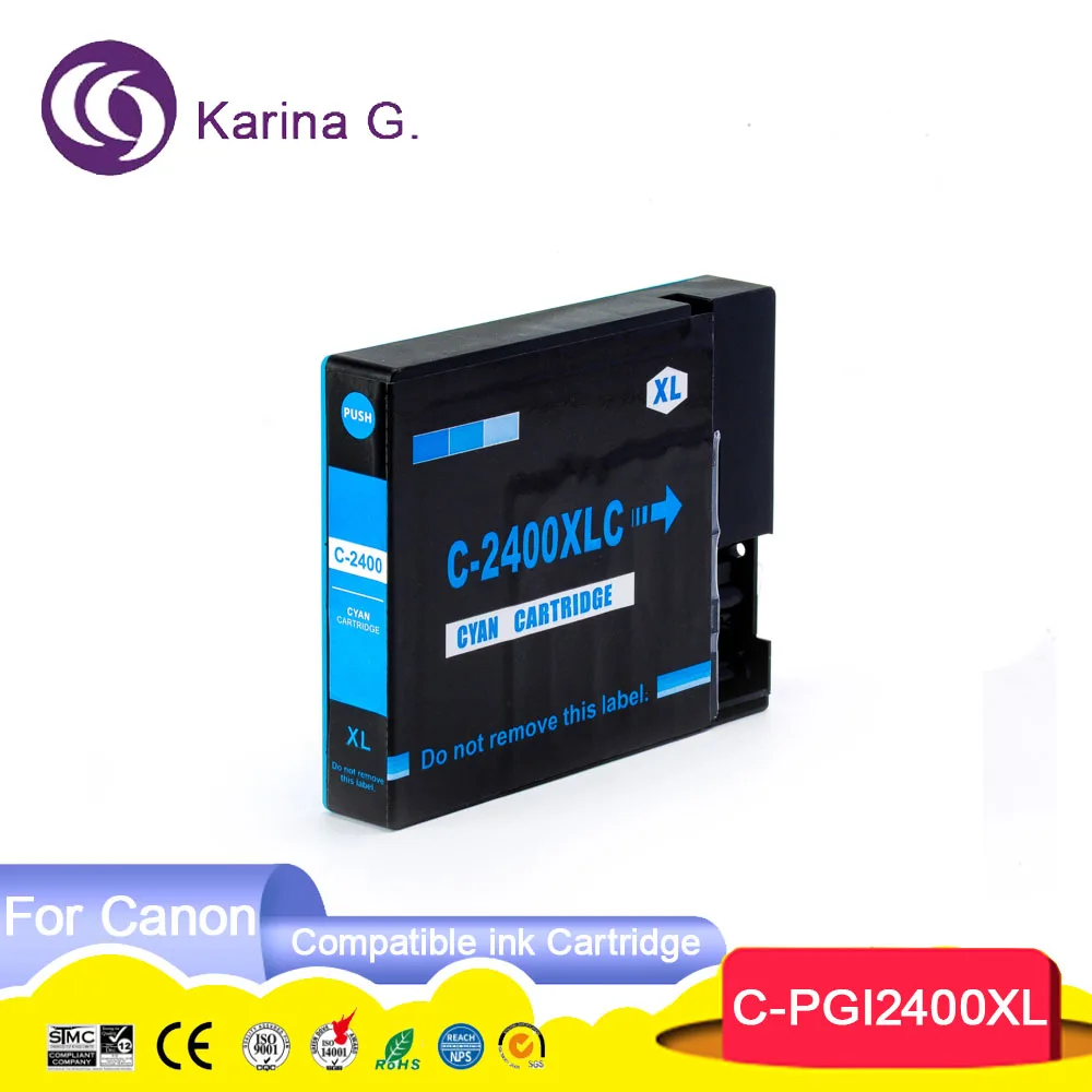 Чернильный картридж совместим с Canon PGI2400 PGI 2400 для MAXIFY IB4040 iB4140 MB5040 MB5140 MB5340 MB5440 и т. д.