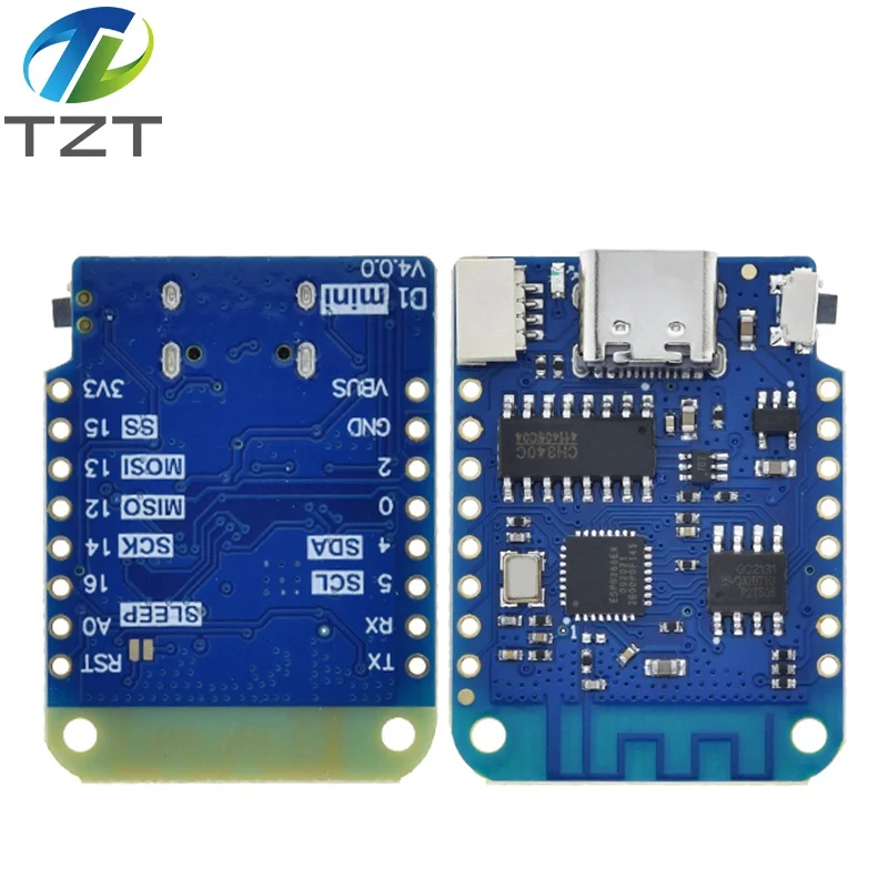WEMOS D1 Mini V4.0.0 TYPE-C USB WIFI Интернет вещей плата на основе ESP8266 4MB MicroPython Nodemcu Arduino