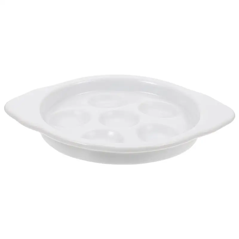 1 шт. керамическая тарелка для улитки блюдо выпечки держатель раковины