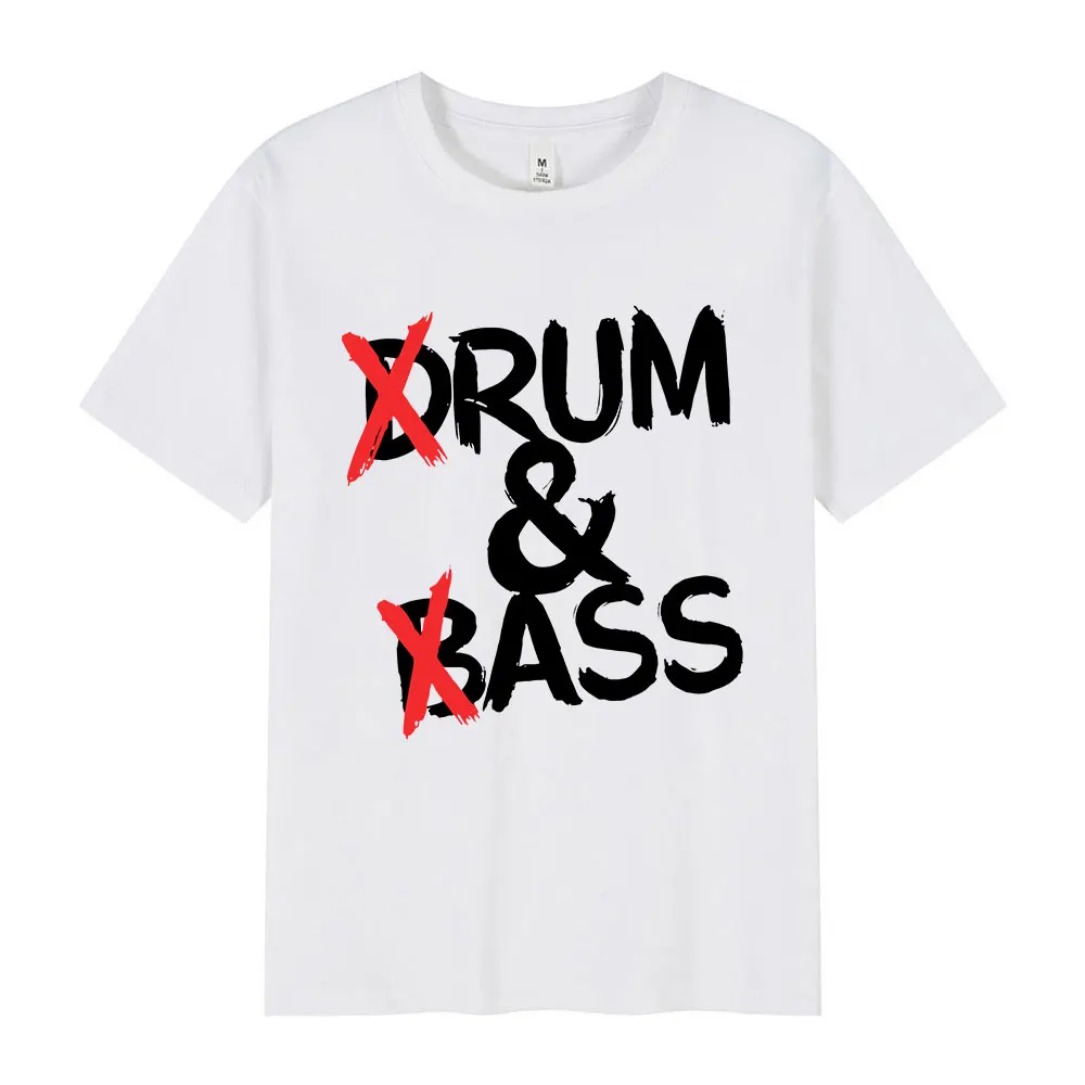Funny Drum and Bass T Shirts Rum Ass Lovers Jokes Short Sleeve Cotton Soft T-shirt Unisex Fashion Casual Tee Shirt Oversized