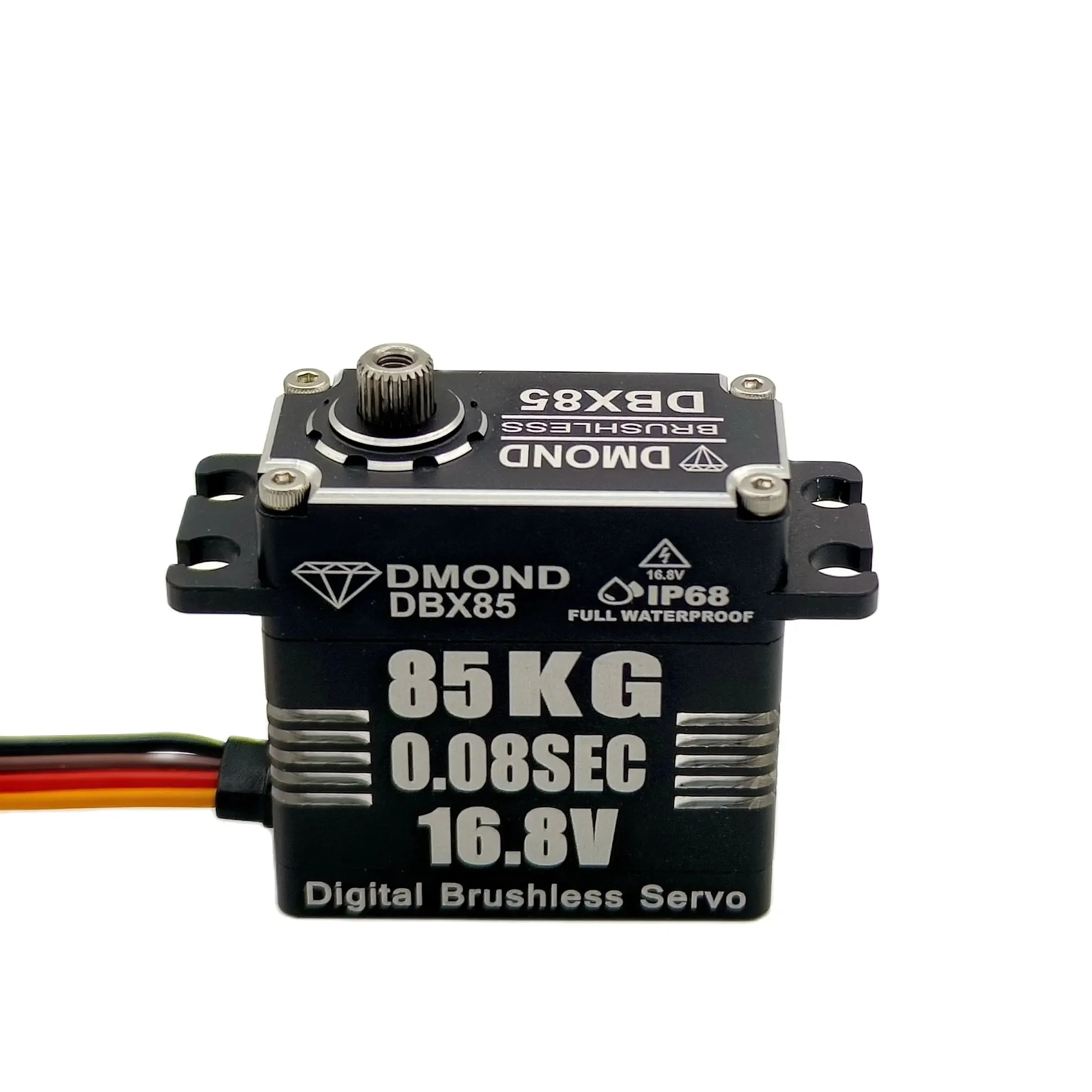 Фото RoRuSDMOND DBX85 85 кг 16.8В Бесщеточный двигатель с прямым приводом IP68 Водонепроницаемый Сверхмощный с нержавеющими шестернями 1/10 RC грузовик, индивидуальная сборка №4