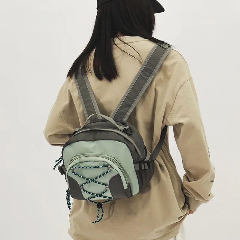 

Women Canvas Shoulder Messenger Bags Korean Fashion Multifunctional Backpack Female Crossbody Bag for Girl 2023 Student Handbags