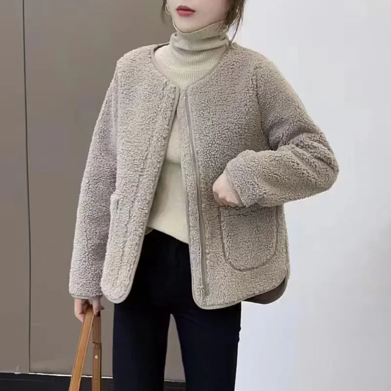 Осень/зима 2023 новый стиль корейский дизайн чувственная простая нишевая куртка на