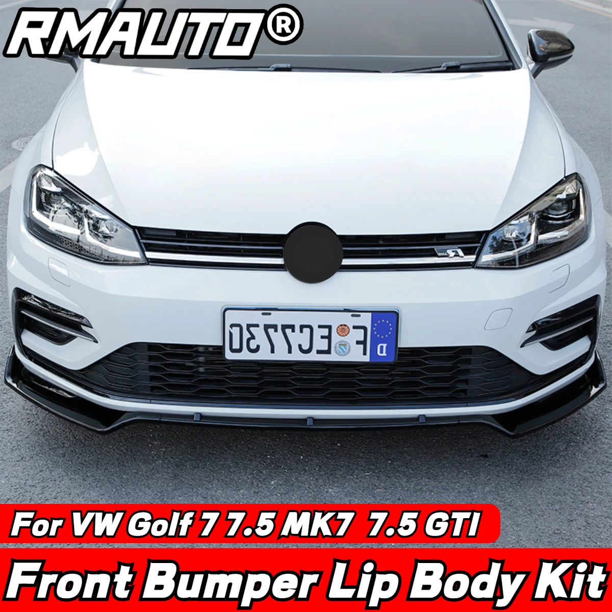 

Рассеиватель для переднего бампера автомобиля RMAUTO из углеродного волокна, диффузор для губ, дефлектор спойлера, Защитная крышка для VW Golf 7 MK7 MK7.5 GTI 2014-2020