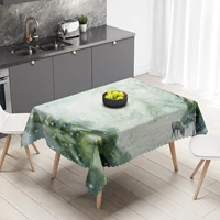 ins table cloth birthday wedding dreamy deers party decorations dinning table desk mat students dining tablecloth living room