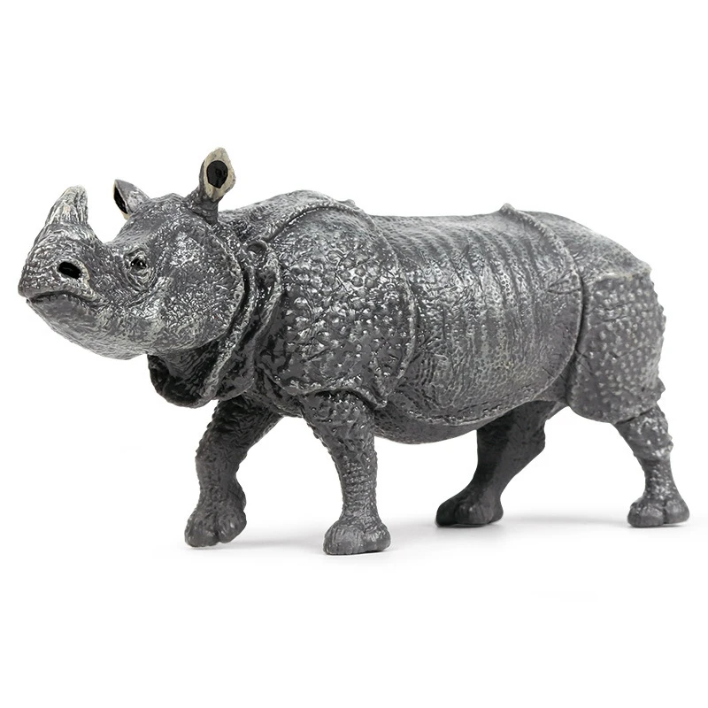 

ПВХ Модель диких животных имитация Рино готовые товары коллекция познавательная игрушка для детей