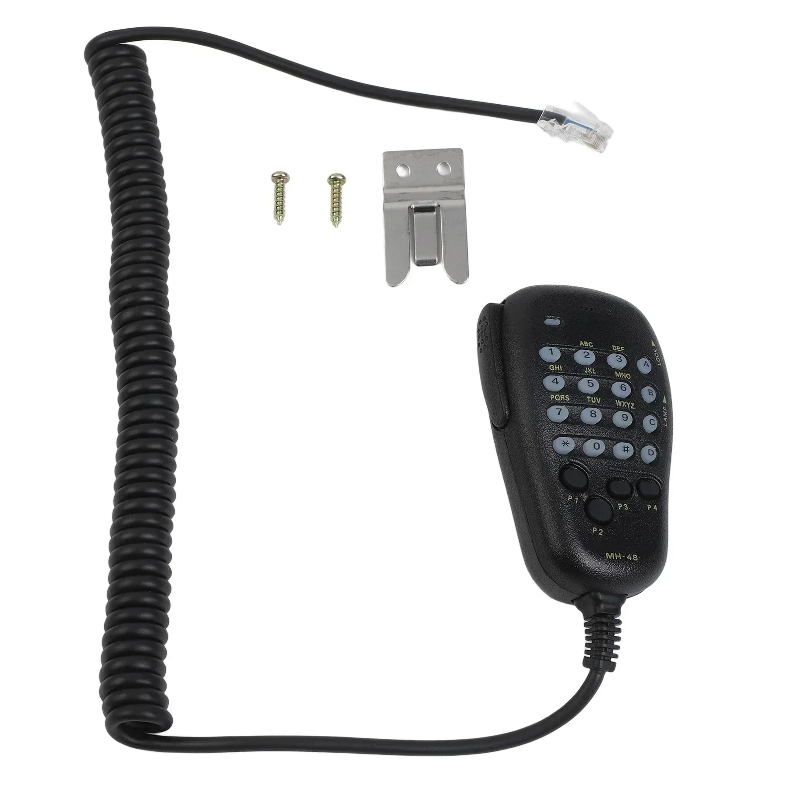Фото MH48 MH48A6J 6-контактный микрофон для Yaesu FTM100DR FT7900R FT8900R, совместимый с несколькими автомобильными радиомоделями №2