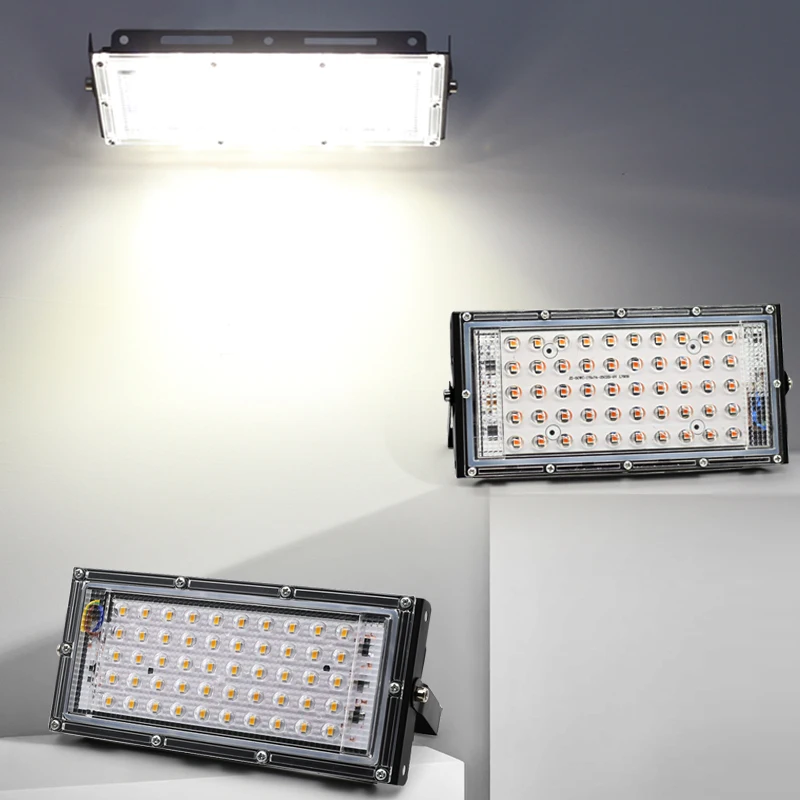 Светодиодный прожектор AC 220V 50W Отражатель Открытый Водонепроницаемый IP65
