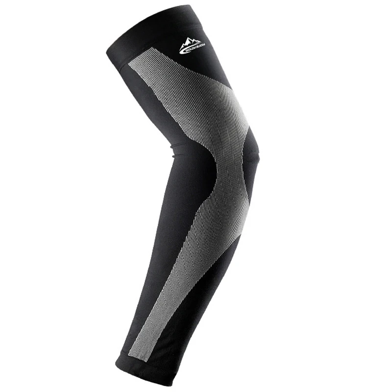 

Men Women Arm sleeves Sun Protective Running cycling Arm Cover Lycra Thumb Basketball Elbow Pad Fitness Outdoor Sports Warmer