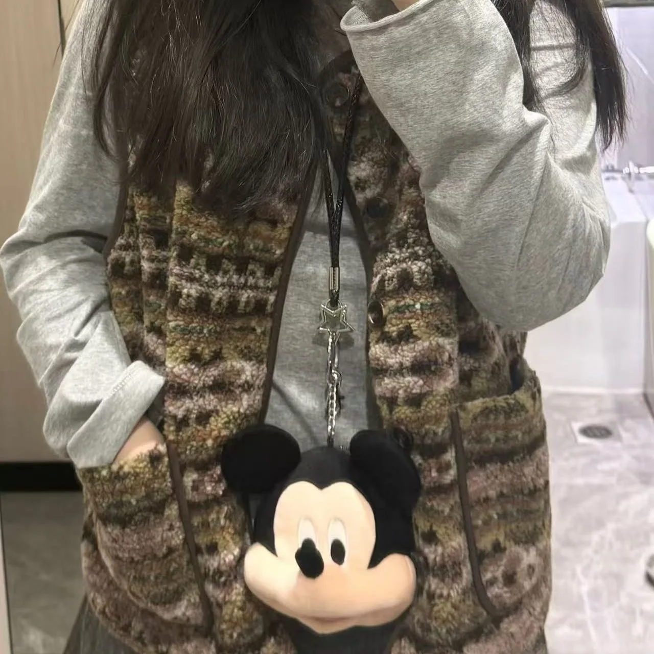 Мини-сумки для монет MINISO с Микки Маусом