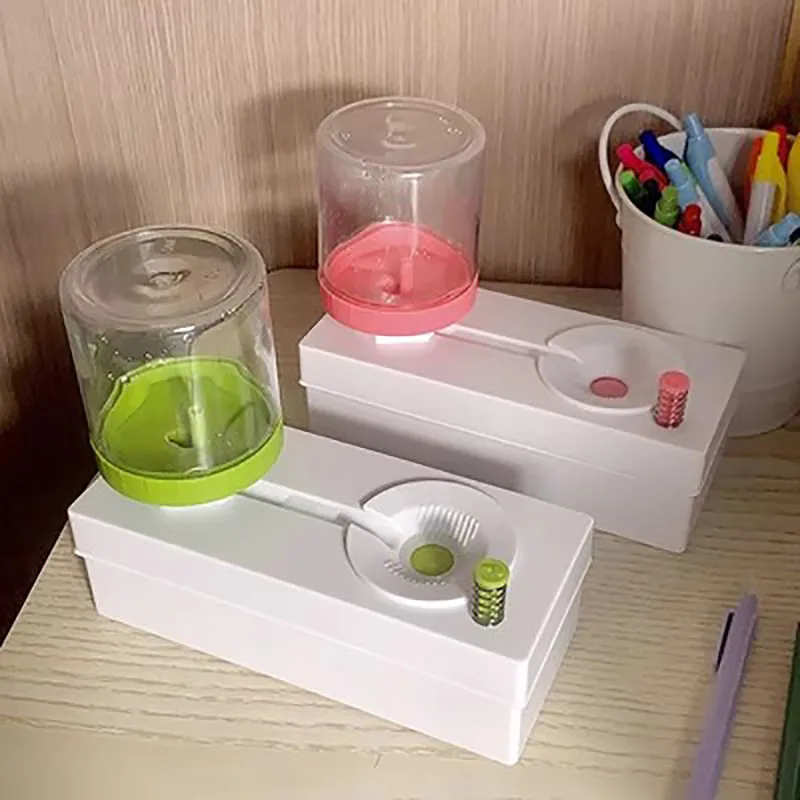 

Brush Washes Press Cycle Pen Washer Cleaning Tool Equipment Brushes , Dips and Water Collection Tools Cleaning Bucket Art Tools