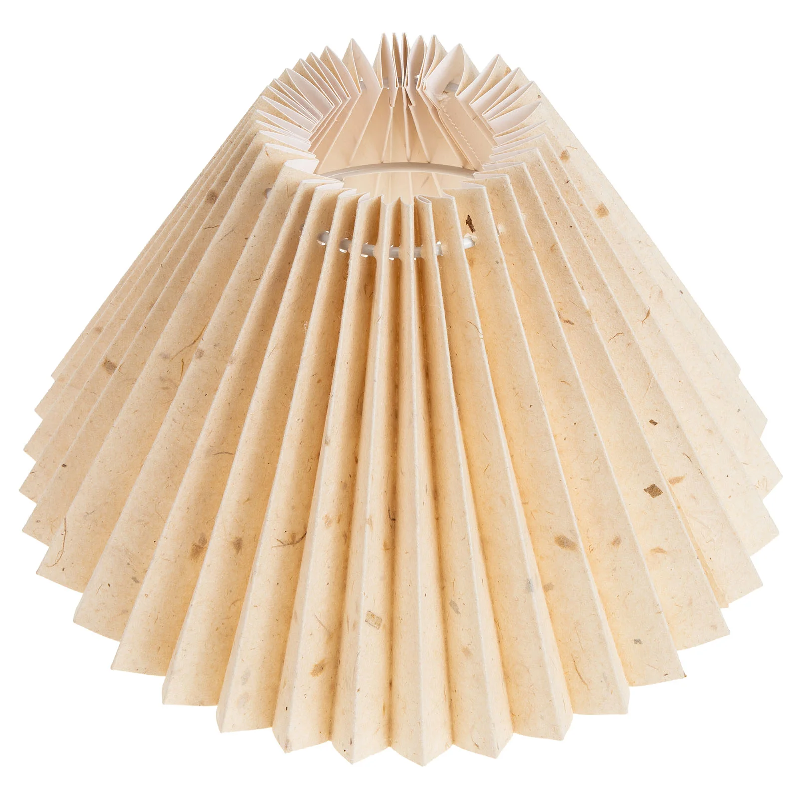 

Pleated Lampshade Vintage Pendant Light Ceiling Cover Household Cream Barrel Shades Indoor Cloth