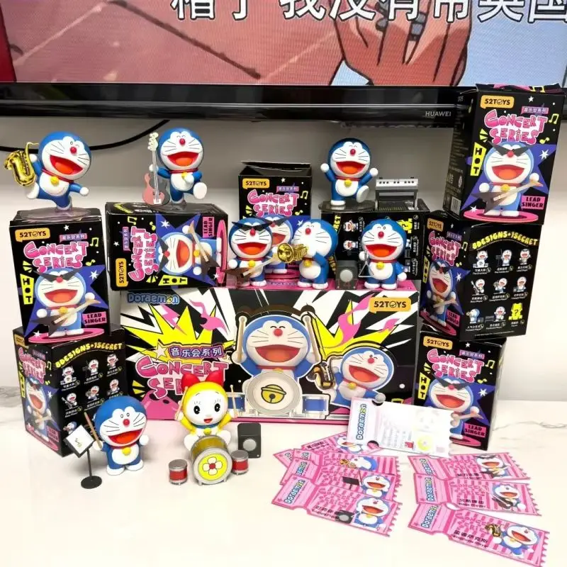 Подлинная 52 игрушки Doraemon слепая коробка концертный робот кукла-кошка игрушка для