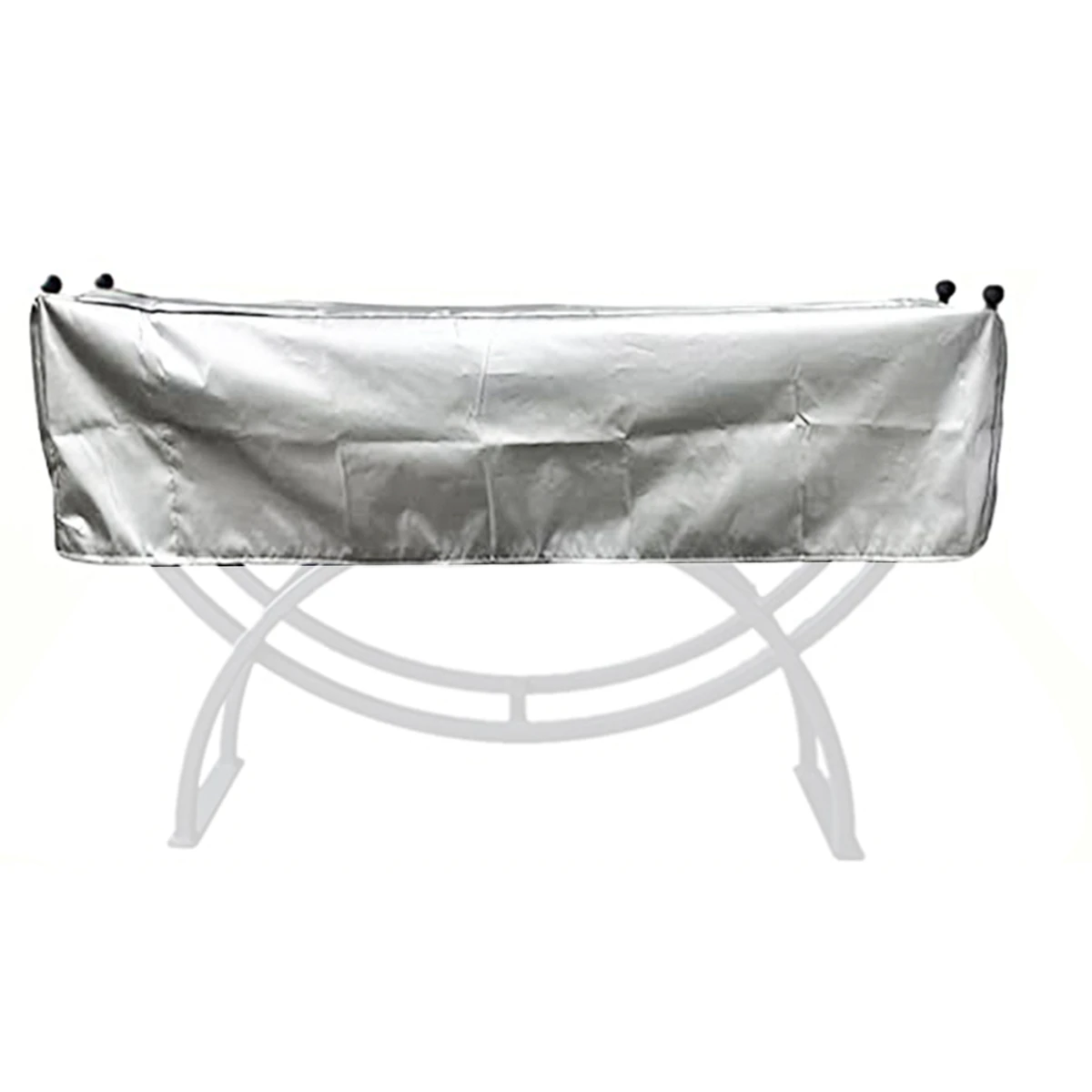 

Подставка под дерево в форме полумесяца, водостойкая, с защитой от УФ-излучения, подставка под дерево для дома и улицы, серебристая