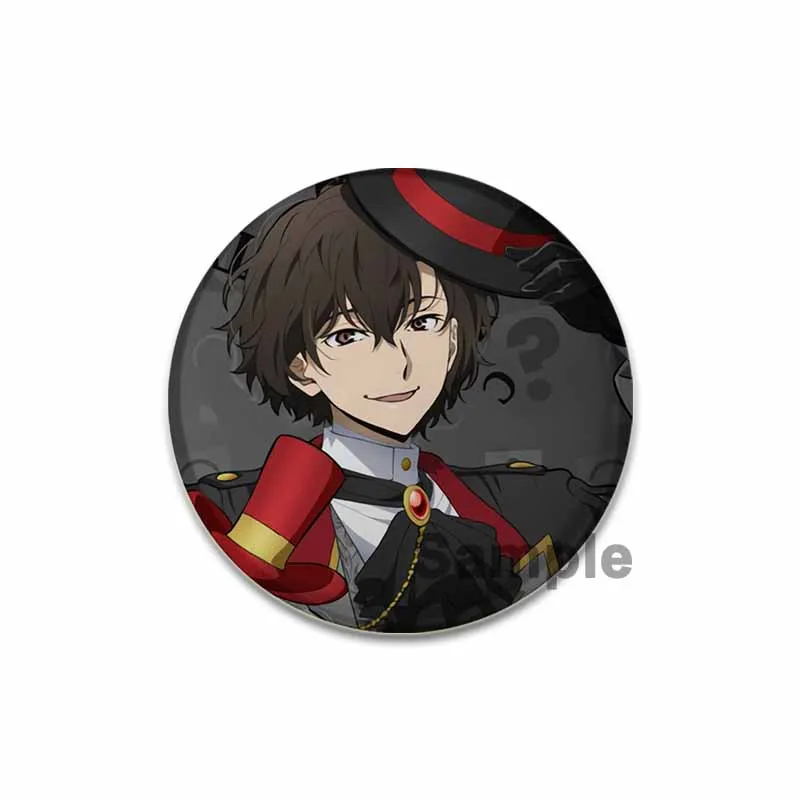 

Броши аниме Бунго из пластика 32/44/58 мм