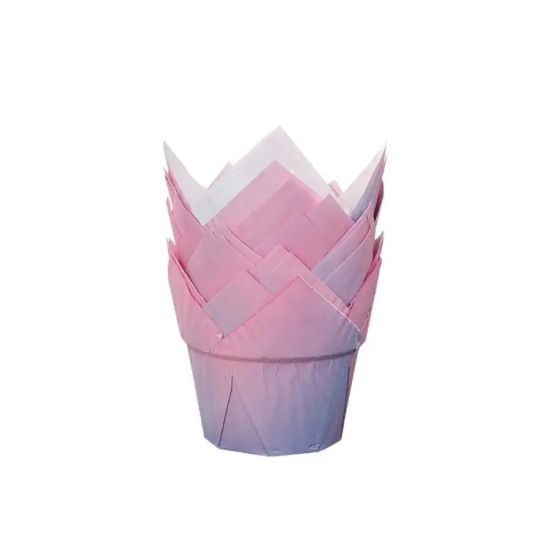 High Temperature Resistance Mini Paper Cup Pleated Clear Shape Lasting Cupcake Lining Direct Contact With Food Cake Cup images - 6