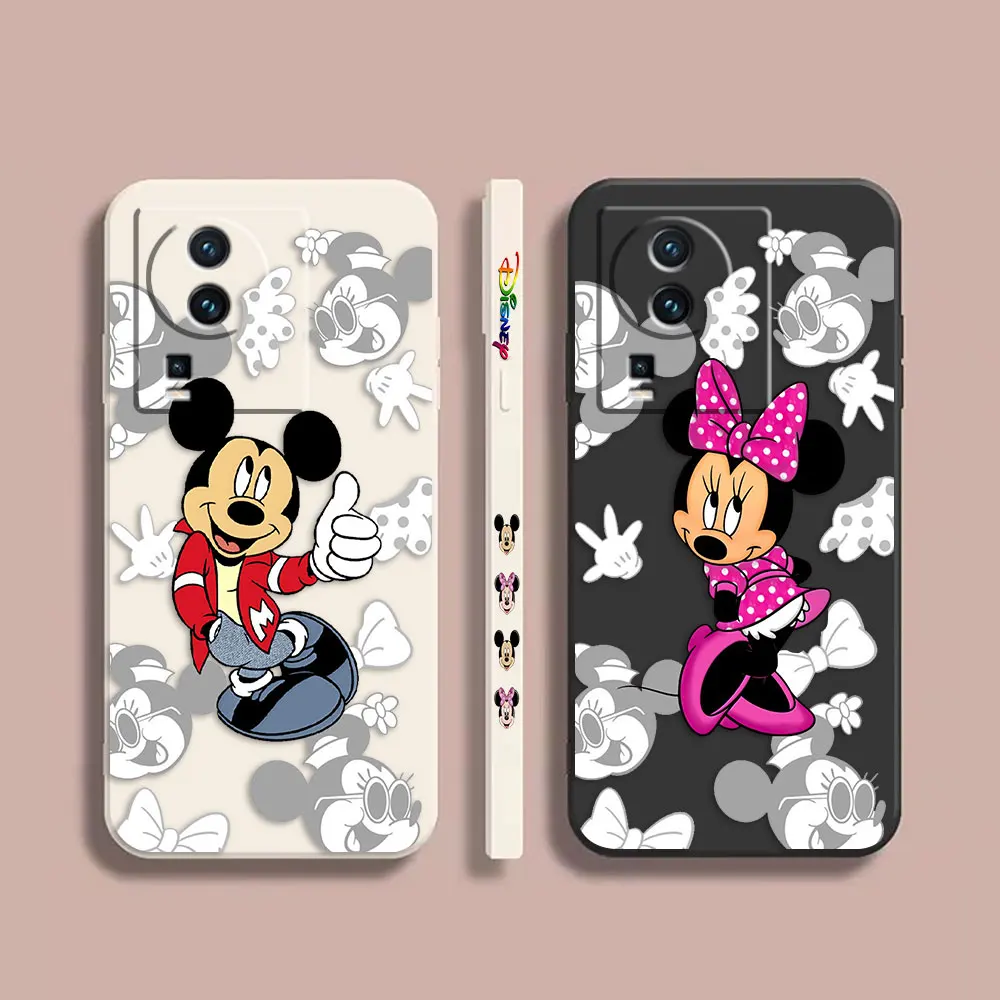 

Phone Case For VIVO IQOO 5 7 8 9 10 11 Pro 5G Z3 Z5 Z6 Z7 NEO3 5 5S 6 7 Case Cover Funda Cqoue Shell Cartoon Mickey Minnie Mouse
