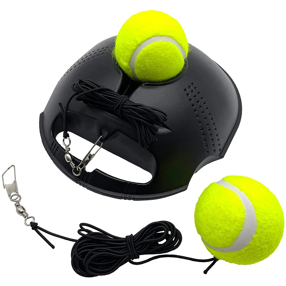 

tennis swing trainer ball with string rebounder practice equipment set thrower Partner Sparring Device Baseboard Self Study 2pcs