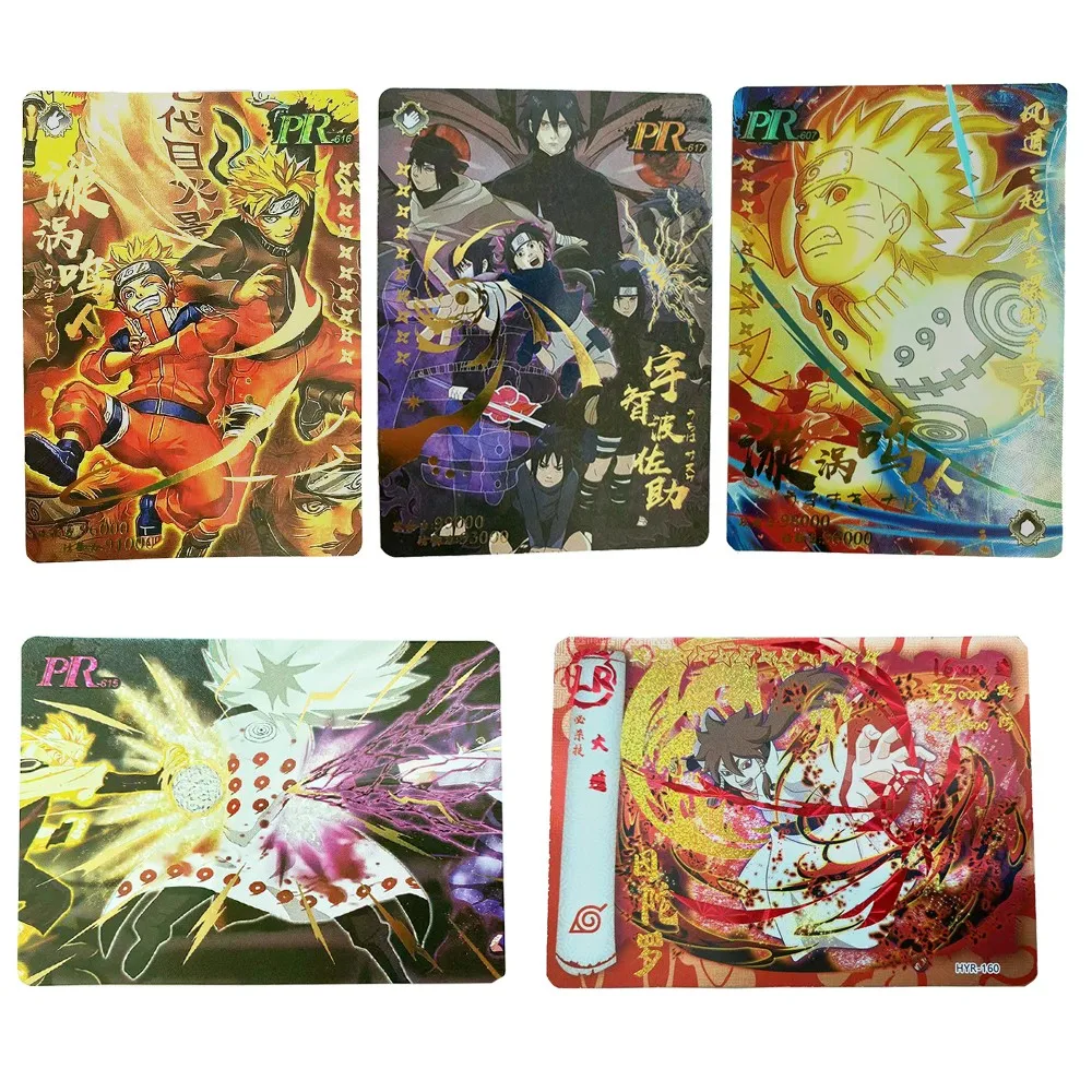 

Anime Narutoss PR Card Jiraiya Orochimaru Tsunade Uchiha Sasuke Deidara Child Game Collection Cards Top Loaded List Toys Gift