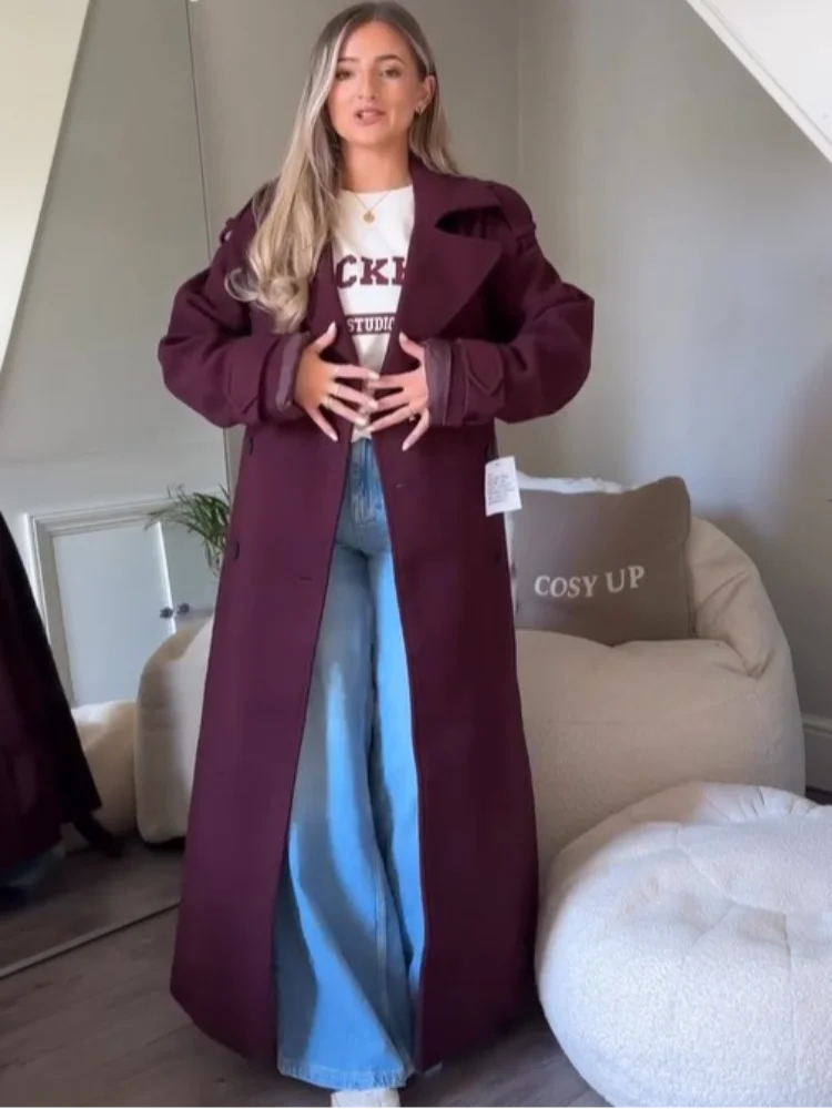 Женская длинная винтажная куртка