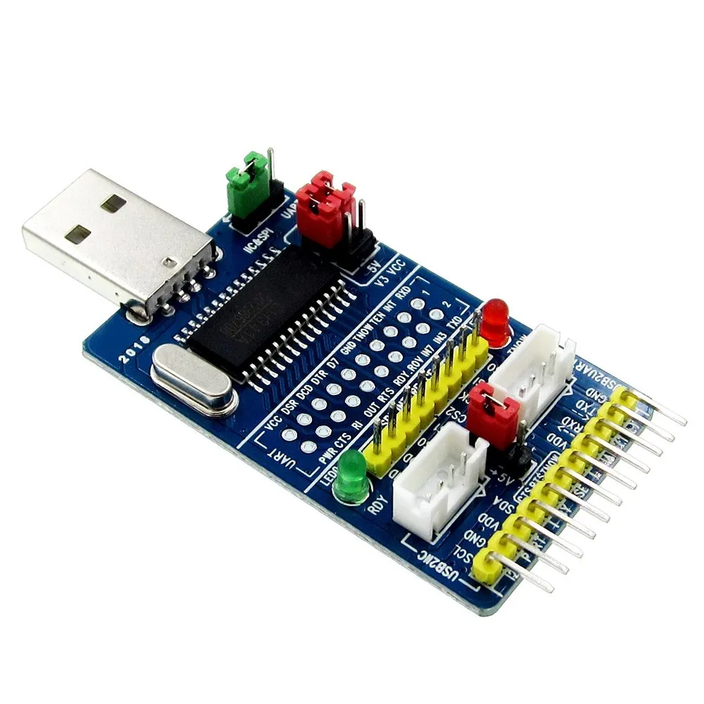 Преобразователь CH341A USB в SPI I2C IIC UART TTL ISP серийный модуль адаптера EPP/MEM для ранней отладки RS232 RS485