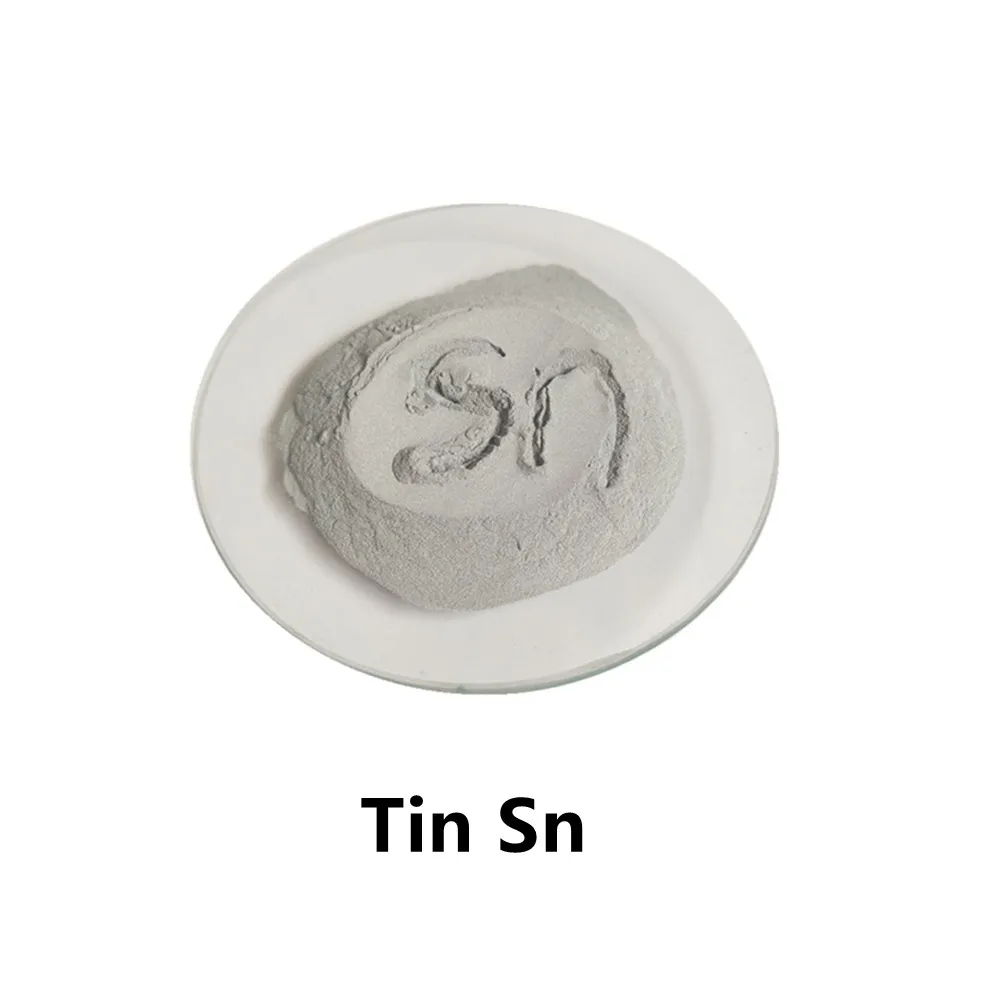 

Free shipping high purity 99.96% Sn metal tin powder for conductive coating material & powder metallurgical structure materials