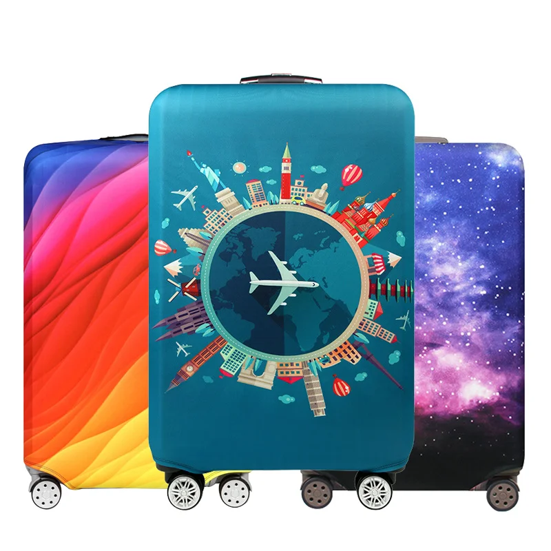 

Thicken Suitcase Cover Elastic Washable Luggage Protective Sleeve Apply to 18-32inch Travel Trolley Accessories Supplies