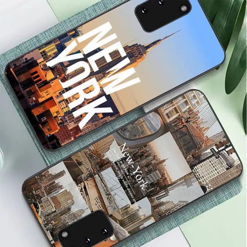 

NYC NEW YORK city Phone Case for Samsung S10 21 20 9 8 plus lite S20 UlTRA 7edge