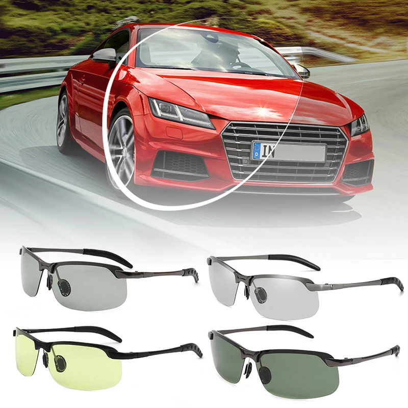 

Поляризованные фотохромные солнцезащитные очки для вождения днем и ночью для мужчин и женщин мужские очки