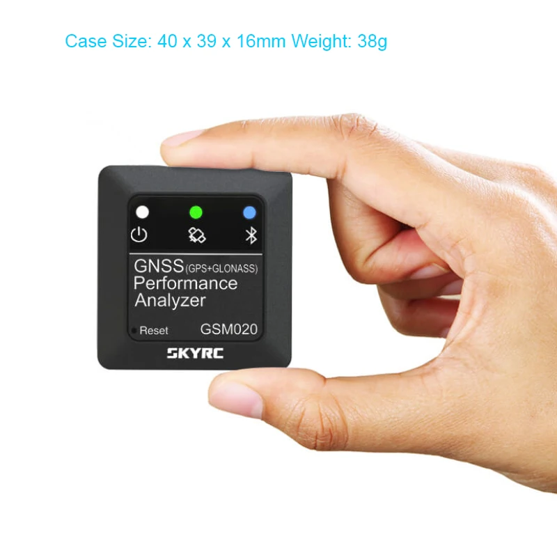 Высококачественный анализатор производительности SKYRC GSM020 GNSS с приложением Bluetooth