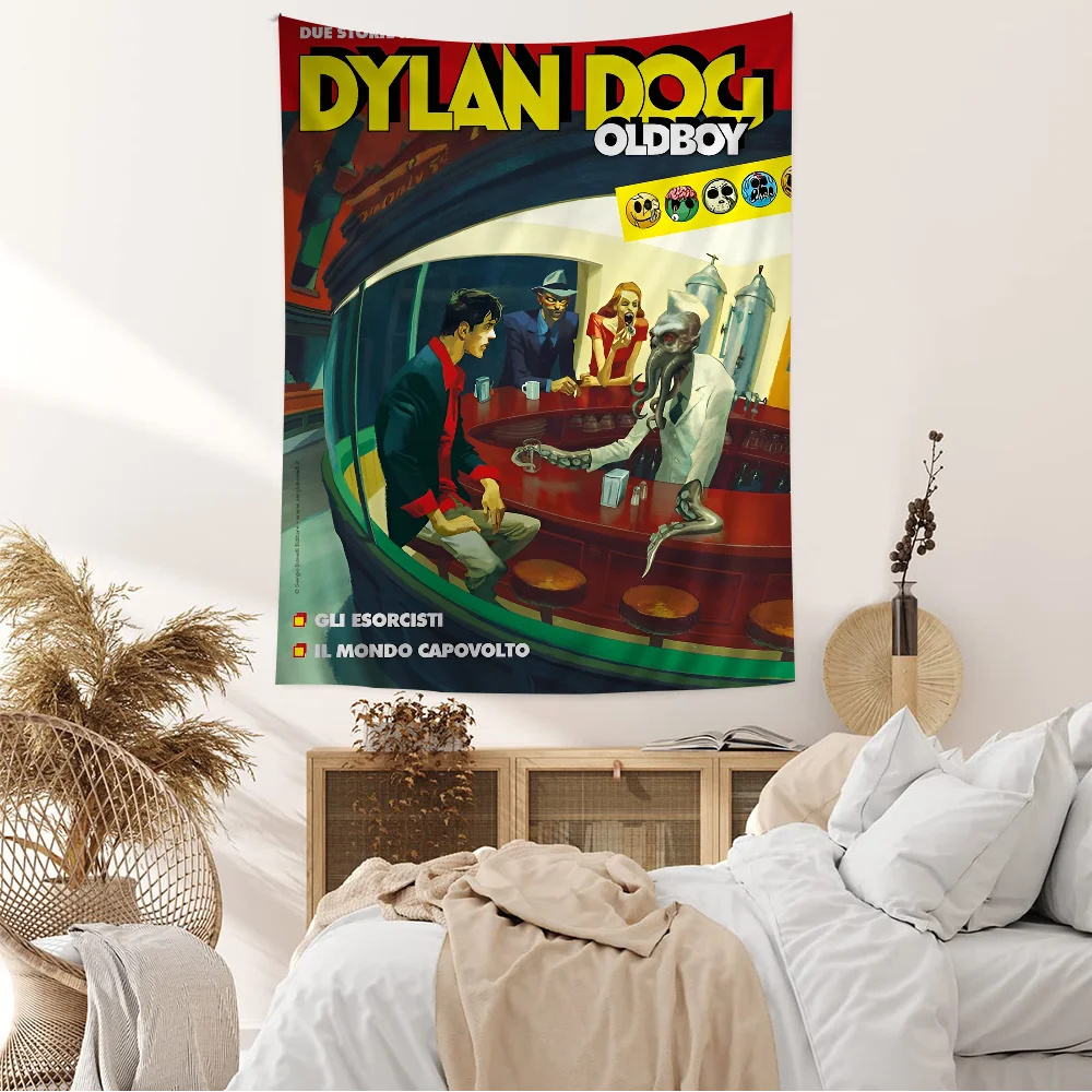 D-Dylan D-Dog большой настенный гобелен с принтом подвесной Таро хиппи настенные