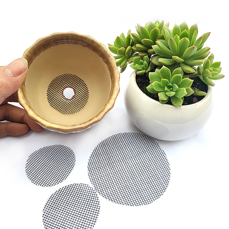 Сетчатый Лоток Для Горшков Круглый Дренажный Экран Защита Почвы Сада Бонсай