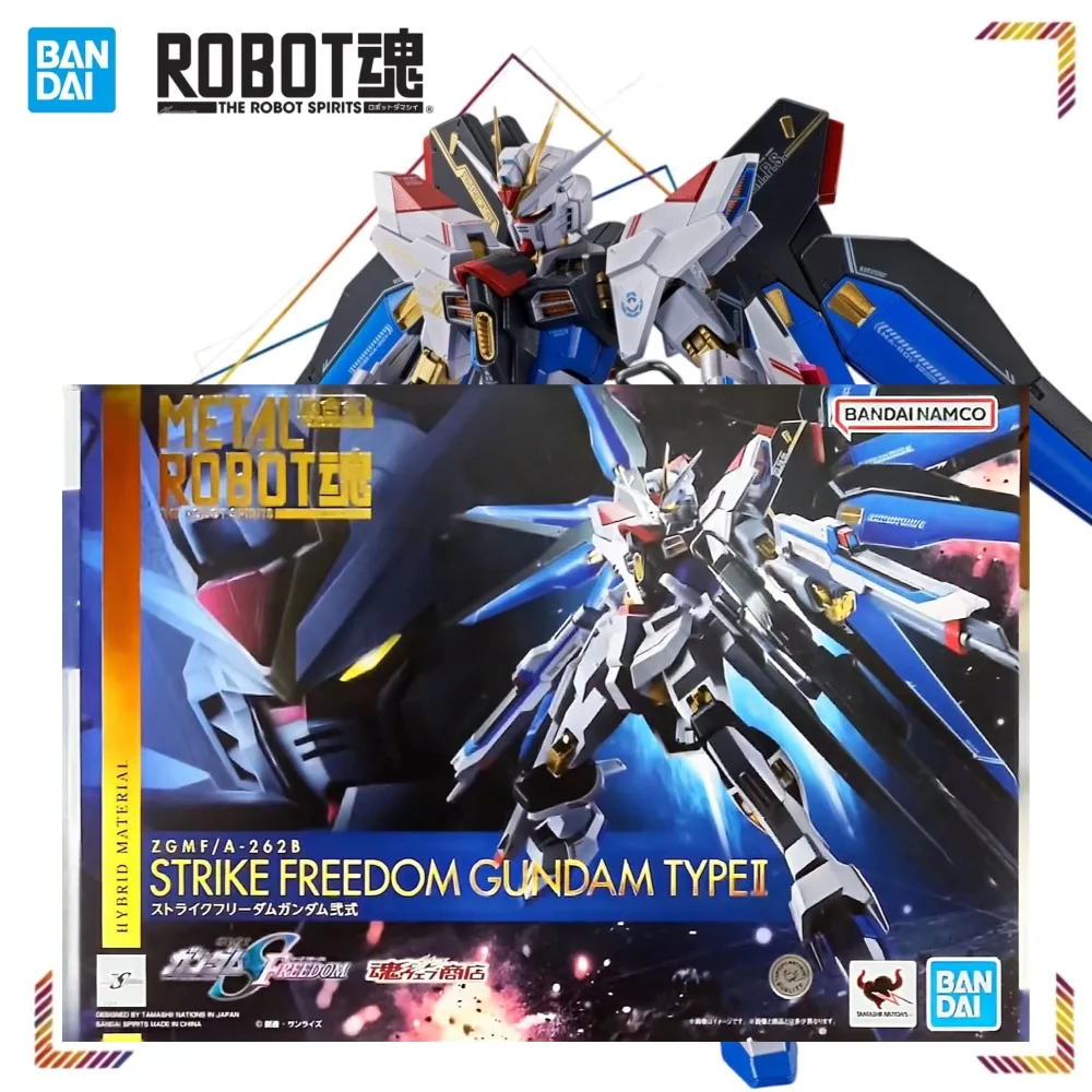 Фото Металлическая фигурка BANDAI ROBOT Damashii ZGMF/A-262B, коллекционная модель Gundam SEED FREEDOM, подарок для фанатов №1