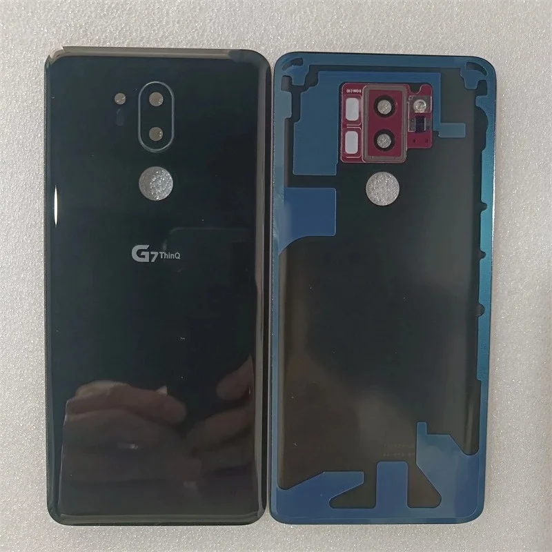 Фото Стеклянная задняя крышка корпуса с линзой камеры для LG G7 G7+ ThinQ G710 G710EM G710PM №4