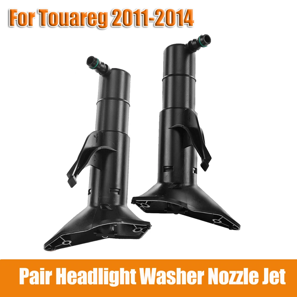 

2PCS LH RH New Headlight Washer Lift Spray Nozzle Jet 7P6955979, 7P6955978 for Volkswagen VW Touareg 2011-2014